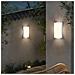Applique Led Luce Naturale Lampada Da Muro 10 Watt Interno Esterno Ip65 Bianco - Foto miniatura 1