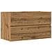 Mobile Lavabo Rovere Artigianale 90x38,5x45 Cm In Truciolato - Foto miniatura 2