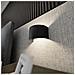 Applique Moderna 1 Luce Fold Fascia In Acciaio Nero - Foto miniatura 2
