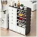 Scarpiera Modulare 12 Cubi Mobile Porta Scarpe Componibile 24 Paia Salvaspazio - Foto miniatura 2