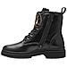 Black Casual Closed Booties Stivaletti Pelle Scarpe Donna Nero Eu 39, 1-26230-41 001 - Foto miniatura 3