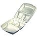 Vassoi Per Menãƒâ¹ Usa E Getta 22 Cm X 28,5 Cm Beige - Foto miniatura 1
