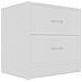 Comodino Bianco 40x30x40 Cm Legno Ingegnerizzato - Foto miniatura 1