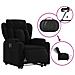 Lusso Casadino -  Poltrona Alzapersona Reclinabile Elettrica Nera In Tessuto - Foto miniatura 5
