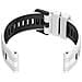Cinturino Per Orologio In Silicone Bianco E Nero Per Garmin Forerunner 965 - Foto miniatura 1