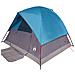 Tenda da Campeggio a Cupola per 3 Persone Blu Impermeabile - Foto miniatura 2