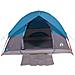 Tenda da Campeggio a Cupola per 3 Persone Blu Impermeabile - Foto miniatura 6