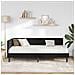 Cornice del letto ad angolo Nero 90 x 190 cm Velluto - Foto miniatura 5