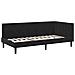 Cornice del letto ad angolo Nero 90 x 190 cm Velluto - Foto miniatura 7