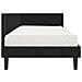 Cornice del letto ad angolo Nero 90 x 190 cm Velluto - Foto miniatura 9