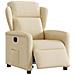 Poltrona Elettrica Reclinabile Crema in Tessuto - Foto miniatura 3