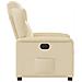 Poltrona Elettrica Reclinabile Crema in Tessuto - Foto miniatura 6