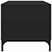Tavolino da salotto Nero 90 x 49 x 46 cm Legno multistrato - Foto miniatura 6