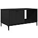 Tavolino da salotto Nero 90 x 49 x 46 cm Legno multistrato - Foto miniatura 7