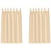 Tende con tende 2 pcs Crema Poliestere - Foto miniatura 1