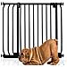 Bettacare Cancelletto Per Cani Elite Con Montaggio A Pressione, 80cm - 89cm, Nero Opaco - Foto miniatura 1