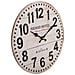 Orologio Da Parete In Legno Bianco D34x2h Cm - Foto miniatura 1