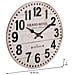 Orologio Da Parete In Legno Bianco D34x2h Cm - Foto miniatura 4