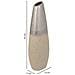 Vaso In Ceramica Argento 12x7x35h - Foto miniatura 4