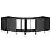 Scaffali Portaoggetti Vasca Idromassaggio 2pz Polyrattan Nero - Foto miniatura 4
