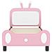 Struttura letto bambini con testata Rosa 80 x 160 cm PU - Foto miniatura 5