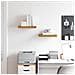 Scaffale da parete 2 pcs Beige 40 x 23,5 x 4 cm - Foto miniatura 4