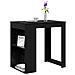Tavolo da bar Rovere Nero 102 x 70 x 103,5 cm Legno multistrato - Foto miniatura 3