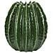 Vaso Cactus Ball In Ceramica Verde A Forma Di Cactus Globoso - Foto miniatura 1