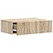 Tavolino da Parete Laterale Rovere Sonoma 59 x 34,5 x 17 cm - Foto miniatura 2