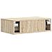 Tavolino da Parete Laterale Rovere Sonoma 59 x 34,5 x 17 cm - Foto miniatura 5