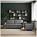 Set di Divani con Storage 2 pcs Grigio Scuro Poliestere - Foto miniatura 3