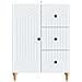 Credenza Bianco 66 x 34,5 x 90 cm Legno ingegnerizzato - Foto miniatura 6