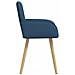 Sedie da pranzo 4 pcs Tessuto Blu 56,5 x 50 x 87,5 cm - Foto miniatura 4