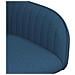 Sedie da pranzo 4 pcs Tessuto Blu 56,5 x 50 x 87,5 cm - Foto miniatura 6