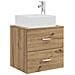 Set di mobili per il bagno 4 pcs Rovere Artigianale - Foto miniatura 5