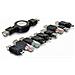 USB adapter kit 10 parts, Nero, 1,2m, 17 cm, 3,5 cm, 10 cm - Foto miniatura 3