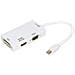 ADATTATORE MINI DISPLAYPORT MASCHIO 1.2 A DVI+HDMI 4Kx2K+VGA FEMMINA - Foto miniatura 2