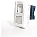 5 Connettori Rj 45 Ethernet Utp 5e Electrowatt Bianco Compatibile Btcino Matix - Foto miniatura 1