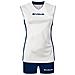 Kit Elica Volley Completino Per La Pallavolo Di Maglia Smanicata E Pantaloncino Di Colore Bianco / blu Taglia Xl - Foto miniatura 1