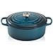 Casseruola Ovale Evolution In Ghisa 31 Cm Colore Deep Teal Cocotte - Foto miniatura 1