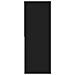 Libreria Nera 67x24x161 cm in Legno Multistrato - Foto miniatura 9