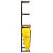 Cantinetta per Vini a Trattore Bianca 49x31x172 cm Mango Grezzo - Foto miniatura 5