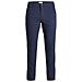 Pantaloni Uomo Blu Navy Slim Fit - Foto miniatura 1