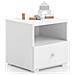Comodino Emi Con 1 Cassetto Bianco - Maniglia Bianca - Foto miniatura 1