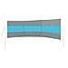 Paravento Brendan 500x140 cm Grigio e Blu - Foto miniatura 1