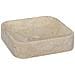 Lavandino Crema 40x40x10 cm in Marmo - Foto miniatura 5