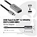 CAC-1567 cavo di interfaccia e adattatore USB Type C DisplayPort Nero, Argento - Foto miniatura 2