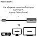CAC-1567 cavo di interfaccia e adattatore USB Type C DisplayPort Nero, Argento - Foto miniatura 3