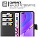 Custodia Compatibile Con Huawei Nova 7 Pro 5g In Nero Carbone - Coperchio Protettiva Con Chiusura Magnetica, Funzione Stand E Tasca Per Le Carte - Foto miniatura 4