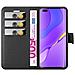 Custodia Compatibile Con Huawei Nova 7 Pro 5g In Nero Carbone - Coperchio Protettiva Con Chiusura Magnetica, Funzione Stand E Tasca Per Le Carte - Foto miniatura 6